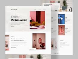 Interior Design Agency Landing Page Concept Design Agency Real Estate Landing Pages Real Estate Agency