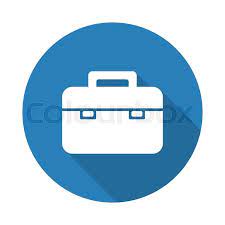 Design stunning camel logos for free. Flat White Briefcase Web Icon With Stock Vector Colourbox