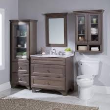 Home Decorators Collection Albright 36 In W Bath Vanity Cabinet Only In Winter Gray 19fvsdb36 The Home Depot Wall Storage Cabinets Linen Storage Cabinet Home Depot Vanity