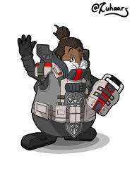 I Drew Some Fanart Of My Favourite Legend Big Chungus Apexlegends Fan Art Anime Dragon Ball Super Legend
