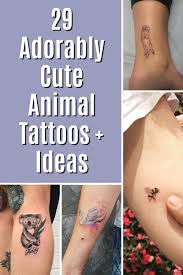 Những ý tưởng độc đáo về hình xăm hổ cute dành cho bạn gái mang nhiều ý nghĩa tích cực. 29 Adorably Cute Animal Tattoos Ideas Tattooglee