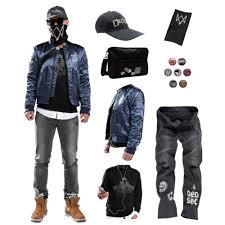 Details About Watch Dogs 2 Marcus Holloway S Jacket Coat Sweatshirt Jeans Cap Mask Bag