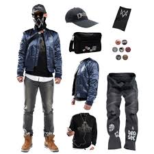 details about watch dogs 2 marcus holloway s jacket coat sweatshirt jeans cap mask bag