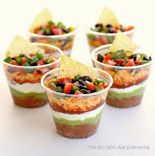 Individual Seven Layer Dips The Girl Who Ate Everything Recipe Seven Layer Dip Recipes Appetizer Snacks