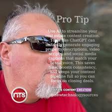 Harness the Power of AI to Level Up Your Real Estate Marketing, AI isn’t  the future, it’s now. Tools like ChatGPT can help you craft captivating  property descriptions, scroll-stopping video scripts, ...