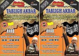 Tabligh akbar png cliparts, all these png images has no background, free & unlimited downloads. Pamflet Tabligh Akbar Khilafah Copy The Truly Islam