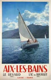 Aix Les Bains Lac Du Bourget 1960 Photo De Georges Brun Vintage Travel Posters Travel Posters Vintage Travel