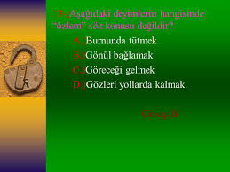 Anlamlarina Gore Sozcukler Ppt Indir