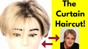 Curtained hair or curtains is a hairstyle featuring a long fringe divided in either a middle parting or a side parting, with short (or shaved) sides and back. The Curtain Haircut Tutorial Thesalonguy E Hairdressing
