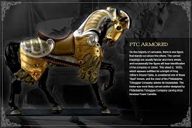 From The Freels Collection Of Carrousel Animals That Were On Display At The Henry Madden Library At Fresno State July 16t Carousel Horses Horse Art Exhibition