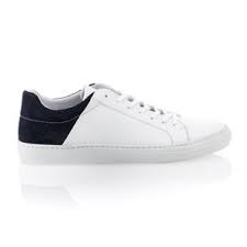 Basket pour homme de couleur blanche. Basket Blanche Basket Sneakers Blanche Pour Hommes Besson Chaussures