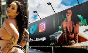 Perth community up in arms over giant OnlyFans billboard advertisement by  WC Savage | Daily Mail Online