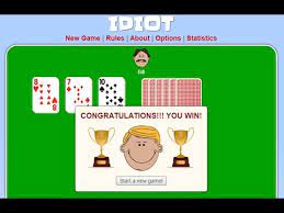 When you play another round and have a new idiot it's their turn to wear the hat (handed over with as much pomp and silliness as seems appropriate). Idiot The Card Game Youtube