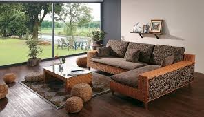 Corner Rattan Sofa L Form Sectional Sofa Living Room Sofa Rattan Sofa