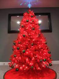 Lipstick Red Christmas Tree Red Christmas Tree Red Christmas Colorful Christmas Tree