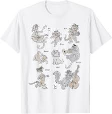 Amazon Com Disney The Aristocats All The Cats T Shirt Clothing Shoes Jewelry