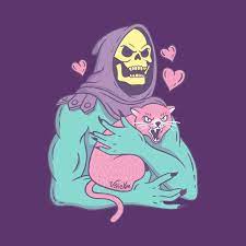 Check Out This Awesome Skeletor 27s Cat Design On Teepublic Cartoon Caracters Skeletor Cat Shirts Funny