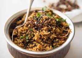 Add rice and stir until rice is coated with oil, cook about 2 minutes. Middle Eastern Spiced Lentil And Rice Mejadra Recipetin Eats