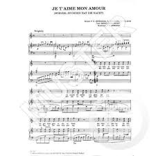 Image de je t aime mon amour. Je Taime Mon Amour Notenbuch De
