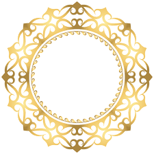 Gold Round Border Frame Clip Art Image Frame Clipart Clip Art Art Images