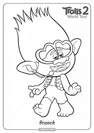 Trolls World Tour Coloring Pages Branch And Poppy Seeds Dreamworks Printable Country Scenes 45forthe45th