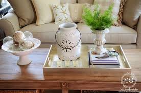 18.25'' w x 18.25'' l x 2.25'' h. 5 Tips To Style A Coffee Table Like A Pro Large Square Coffee Table Coffee Table Square Coffee Table Decor Tray