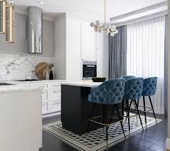 Project Of The Week Modern Interior With Art Deco Elements Decoration Interieure Cuisine Americaine Deco Appartement