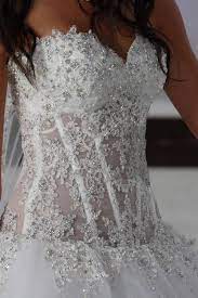 Beautiful Fitted Corset Top Wedding Gown With A Sweetheart Neckline Plenty Of Bling And Pnina Tornai Wedding Dress Wedding Dresses Wedding Dresses Kleinfeld