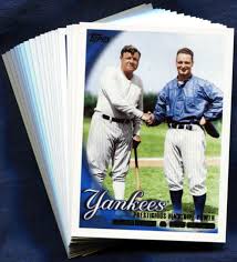 Inspired and reminded by roberto baly of vin scully is my homeboy, i decided to grab a few packs of 2010 topps series i baseball cards, new in stores this week. 2010 Topps New York Yankees Baseball Cards Team Set