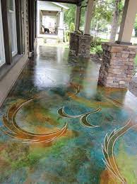 30 Amazing Floor Design Ideas For Homes Indoor Outdoor Architecture Design Stained Concrete Best Flooring Concrete Outdoor Kitchen