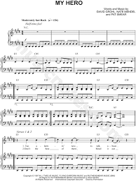 Check spelling or type a new query. Foo Fighters My Hero Sheet Music In E Major Download Print Sku Mn0150001