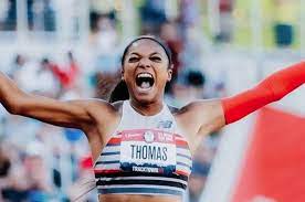 She established harvard and ivy league records in the outdoor 100 and 200 meters and the indoor 60 meters. 24 Year Old Gabby Thomas Becomes Second Fastest 200 Meter Runner Of All Time