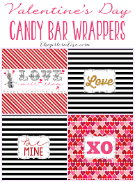 Free printable candy bar wrappers | simple christmas gift from www.kenarry.com. Valentine S Day Candy Bar Wrappers The Girl Creative