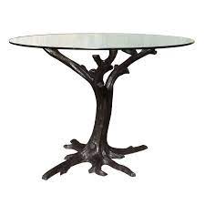 Glamorous shape of this base in combination with your tabletop will create awesome table. Contemporary Bronze Tree Trunk Dining Table Base Or Sculpture From Thailand At 1stdibs