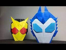 仮面ライダーバルカンの折り紙 ゼロワン origami kamen rider mask youtube 折り紙 メダル 手作り 折り紙 キャラクター