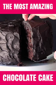 The Most Amazing Chocolate Cake Video Recipe Video Amazing Chocolate Cake Recipe Homemade Chocolate Cake Chocolate Recipes