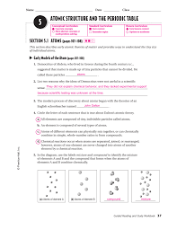 Work power and energy worksheets answers. 5 Atomic Structure And The Periodic Table