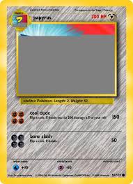 This is a website that allows you to upload photos and choose all the stats on a custom pokemon card. Pokemon Card Maker App Pokemon Cards Card Maker Make Your Own Pokemon
