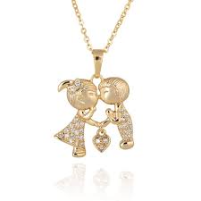 Boy Girl Pendants Buscar Con Google Womens Jewelry Necklace Pendant Necklace Gold Jewelry Fashion