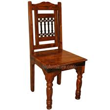 Our selection of dining chairs will complement your chosen dining table.whether you are after a set of chic black chairs for round dining tables, hall table or coffee table, or a few for a small table, comfortable, casual, modern or stylish chairs, we will have an option to suit your needs. Wooden Chair With Ethnic Back Hardwood Indian Furniture By Bic India