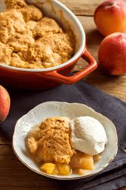 I recently made a peach cobbler using a can of peaches in natural juices. Trisha Yearwood Peach Cobbler Insanely Good