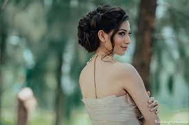 For defined sections, twist small strands of hair and wrap them around the base, securing each one with bobby. 10 Bridal Hairstyle Ideas For Your Reception Look Bridal Beauty Weddingsutra