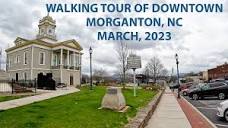 Morganton, NC Downtown Walking Tour - March 2023 - YouTube