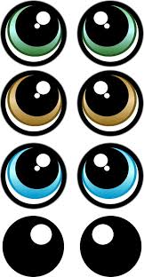 Print Your Own Eye Stickers Template Pack Eye Stickers Doll Eyes Sticker Template