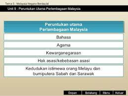 Ketua utama negara bagi persekutuan, dan isterinya. Syazana Zakaria Peruntukan Utama Dalam Perlembagaan Malaysia