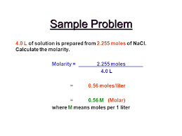 #n = m × v# example: Introduction To Molarity Ppt Download