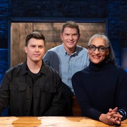 Check us out tonight on Beat Bobby Flay where I team up with Saturday Night Live's Colin Jost, with the help of chefs Jo Proul and Katsui Tanabe, to make Bobby Flay