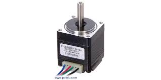 The motor has six wires, connected to two split windings as is common for unipolar stepper motors. Pololu Stepper Motor Bipolar 200 Steps Rev 28 32mm 3 8v 0 67 A Phase