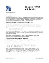 If you are pursuing admission to a master's or ph.d. Using Um Fpu64 With Arduino