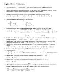 We did not find results for: Algebra 1 Review With Answers Worksheets Teaching Resources Tpt